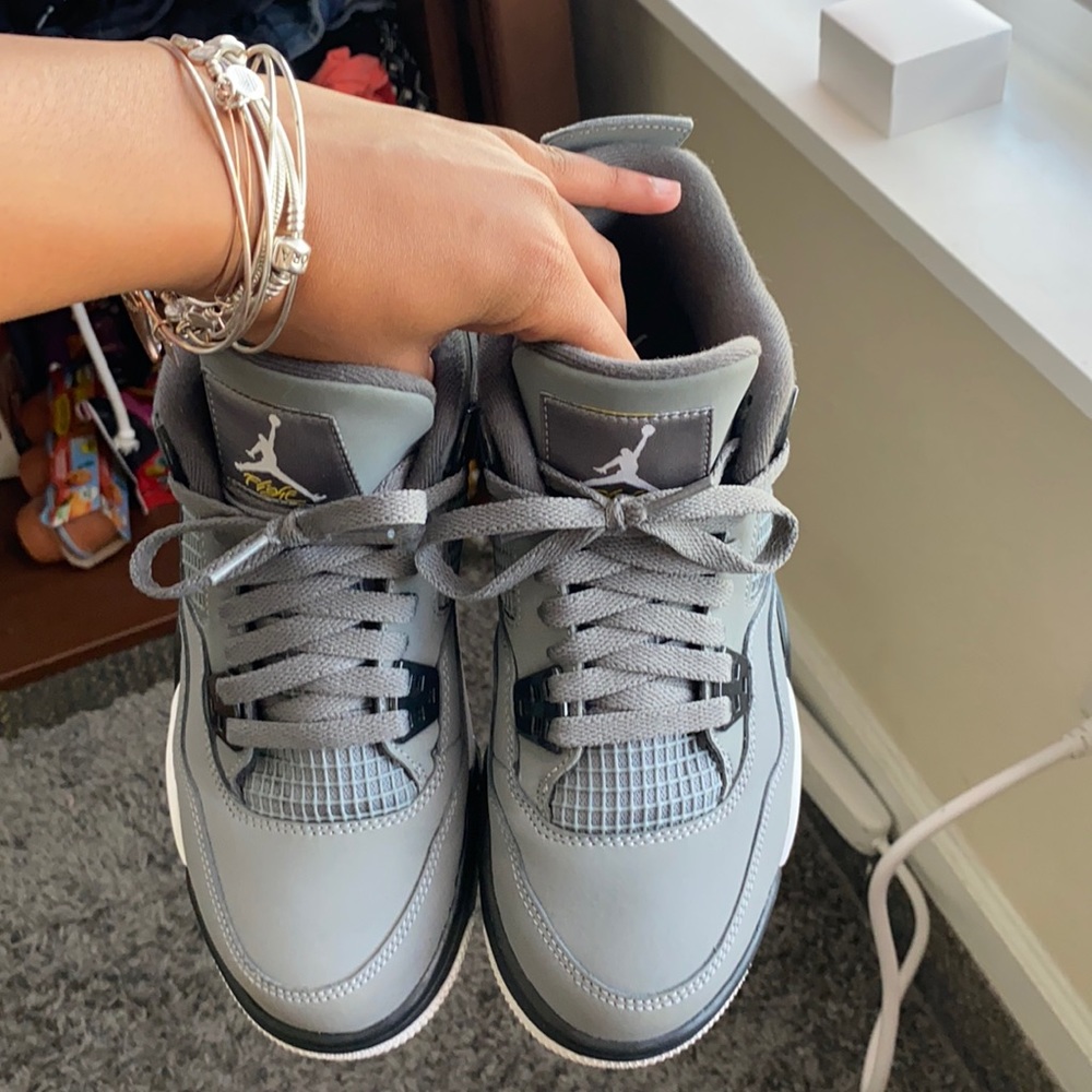 Cool Grey Air Jordan retro 4’s